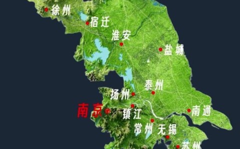江苏省卫星地图（查看一下江苏省地图）