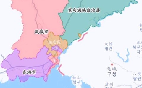 丹东电子地图（丹东地图高清全图东西南北）