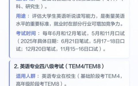 英语考级（英语考级有哪些）