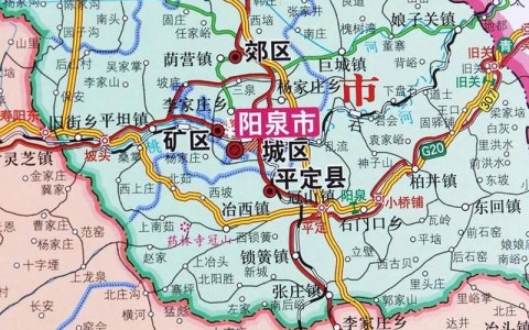 阳泉地图（阳泉地图高清版大图片）