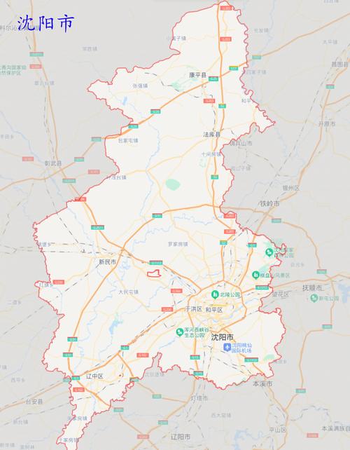 沈阳市地图（沈阳市地图高清版大图2025）