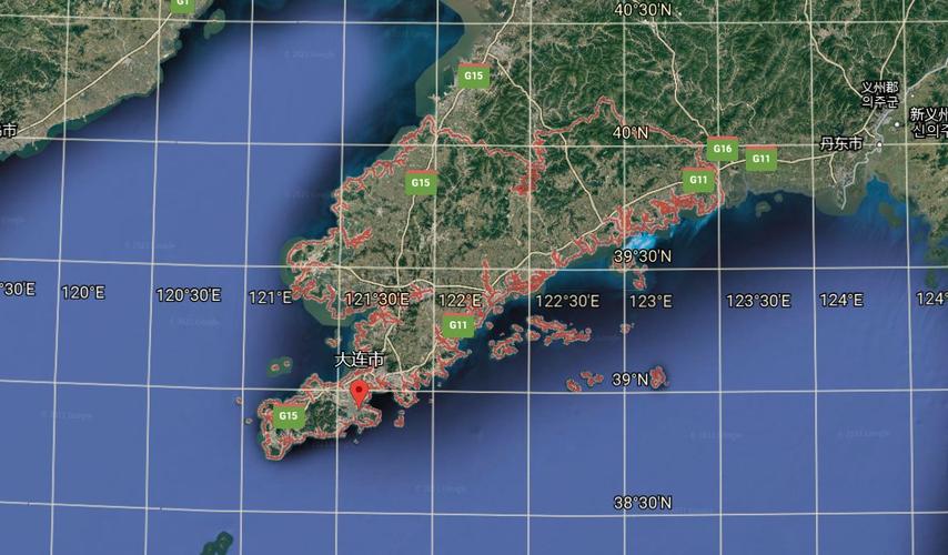 大连三维电子地图(大连地形图3d)