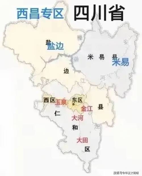 攀枝花市区地图（攀枝花辖区地图）