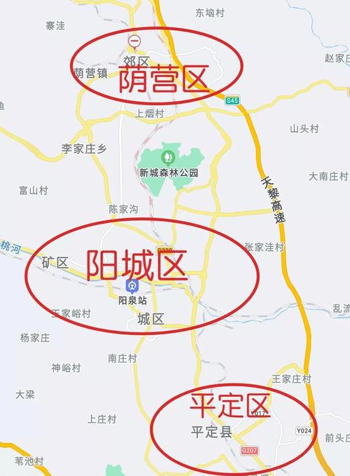 阳泉地图（阳泉地图高清版大图片）