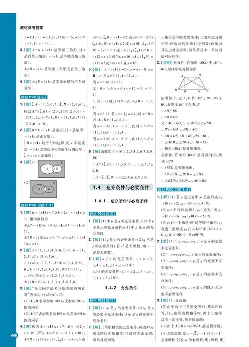 高中数学必修一课后习题答案（高中数学必修一课后题答案及解析）