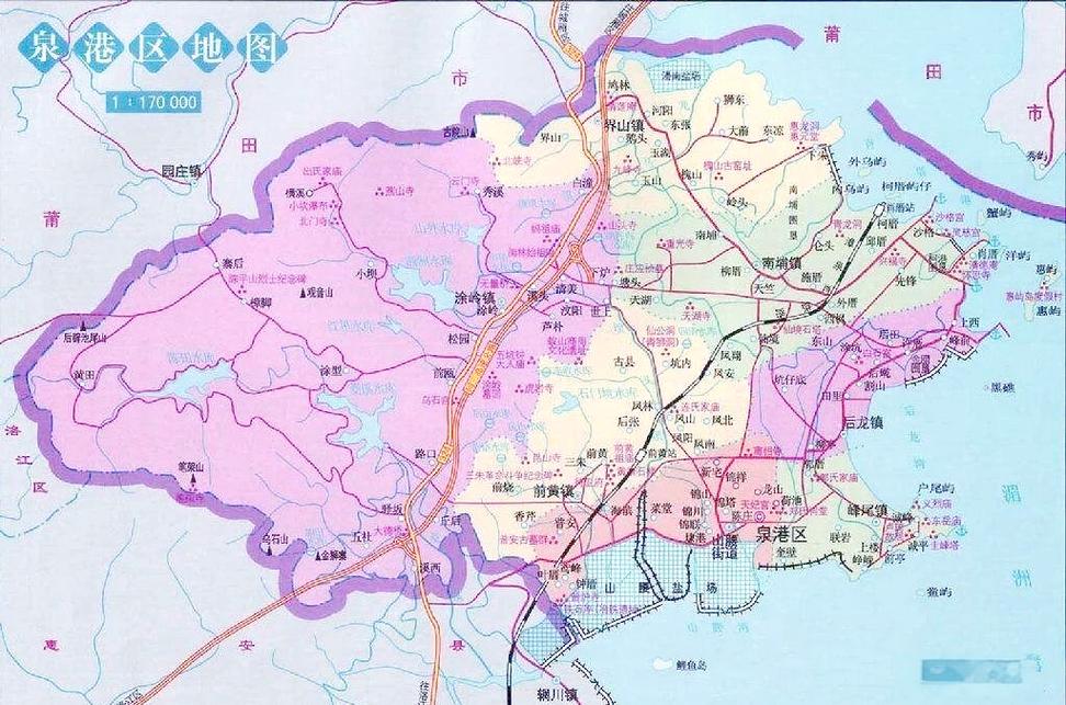 泉港区地图（泉州市泉港区地图）