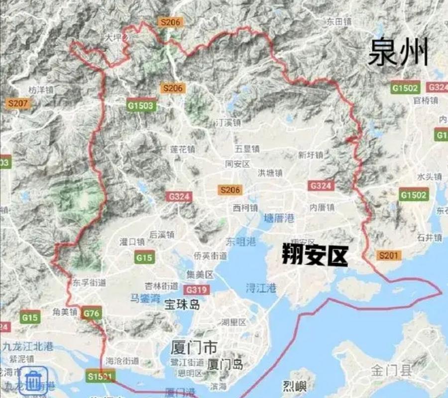 翔安地图（翔安地图高清版大图）