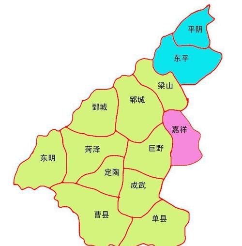 鄄城地图(山东鄄城地图)