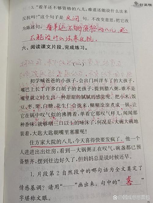 六年级下册语文补充习题答案的简单介绍
